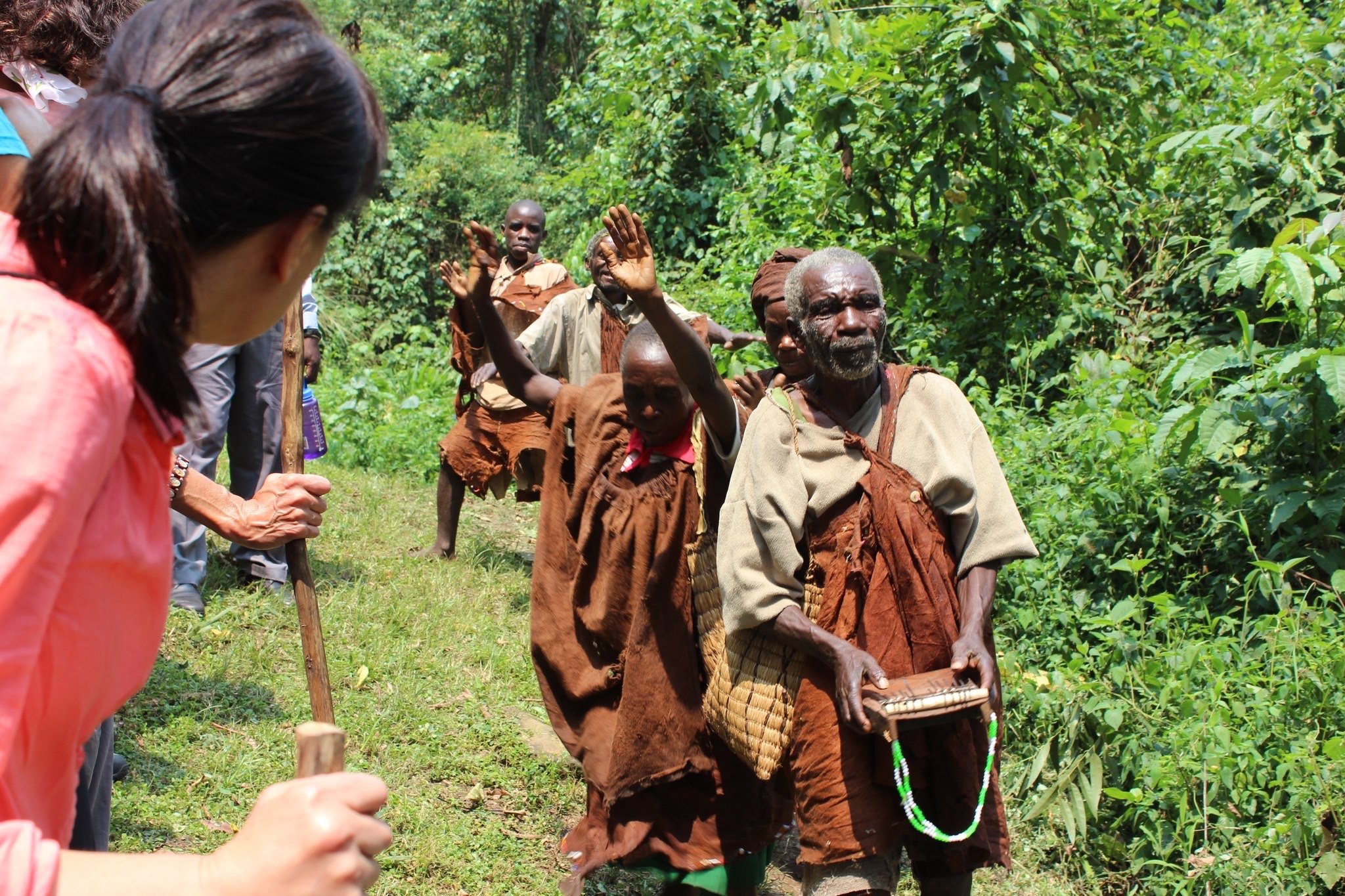 Batwa people in Mgahinga gorilla park